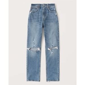 Abercrombie and Fitch Ultra High Rise 90s Straight Jean Curve Love 23 000